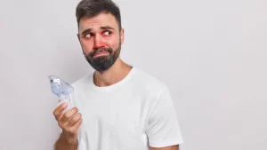 Alerji hastası olan adam