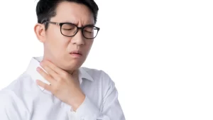 Tükürük bezi tümörü olan adam