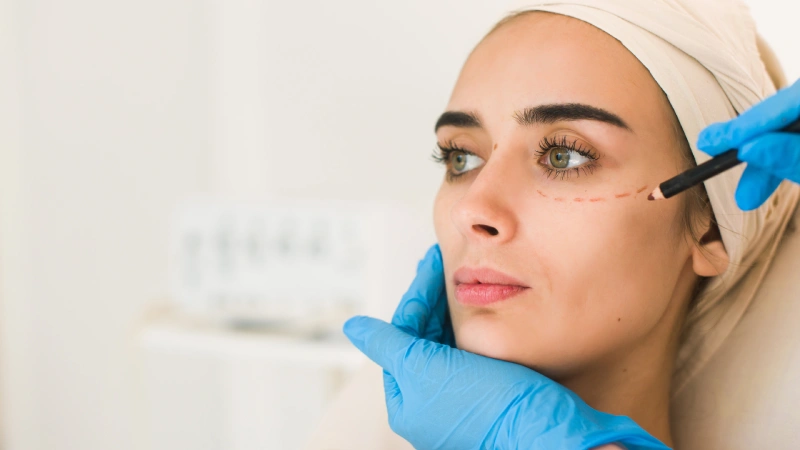 Göz kapağı estetiği ameliyatı öncesi