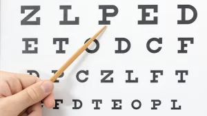 genel göz muayenesi görme testi