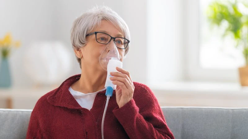 oksijen alan amfizem hastası