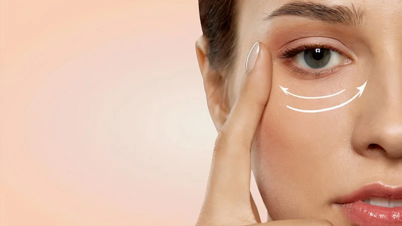 Göz Altı Torbası İşaretlenmiş Kadın Görseli