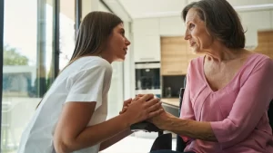 MS hastalığı yaşayan kadın