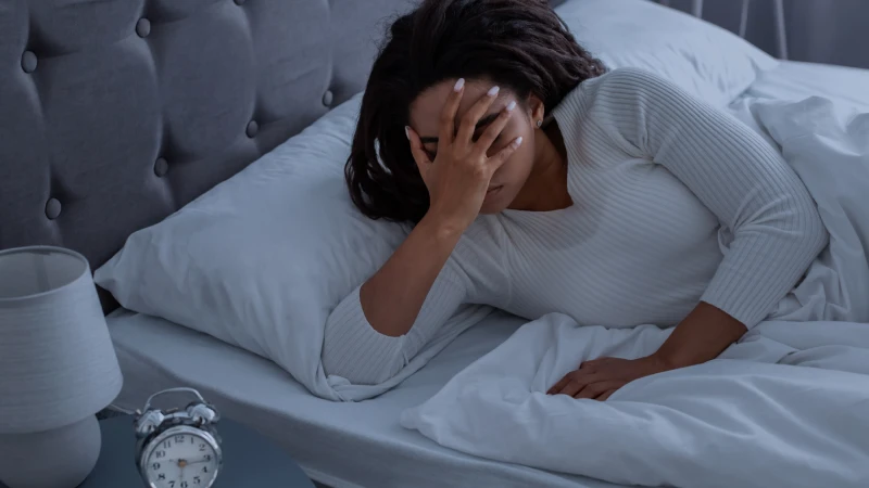 Uyku terörü yaşayan kadın