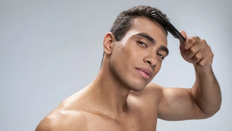 saç ekimi kaç yıl dayanır saçlarını tarayan adam