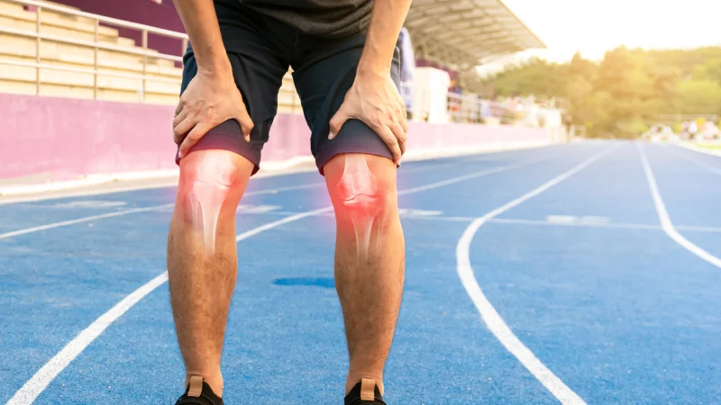 İki diz protez ameliyatı süresi ile ilgilenen adam