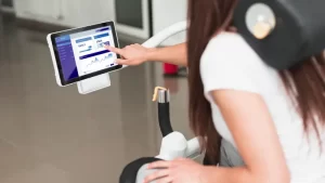 tmu tedavisi yapılan kadın