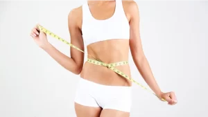 3D Lazer Lipoliz- bölgesel zayıflama yapılmış kadın