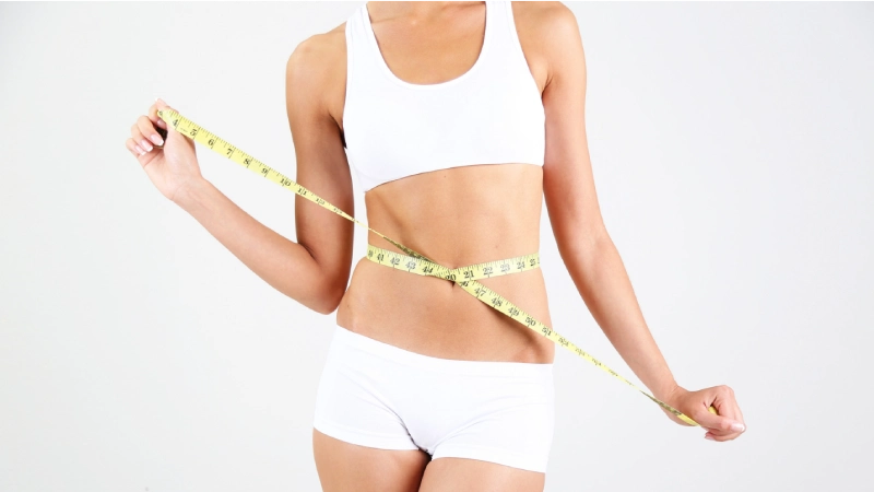 3D Lazer Lipoliz- bölgesel zayıflama yapılmış kadın