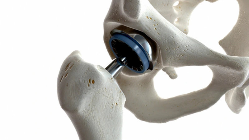 Çimentosuz Kalça Protezi Nedir? - protezin iskete uygulanmış hali