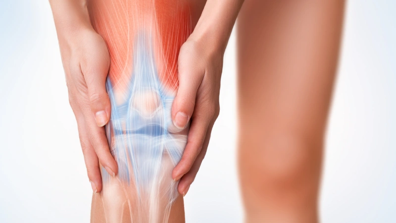 Eklem Ağrıları Neden Olur? Nasıl Geçer ?- eklem detayı gözüken bir diz