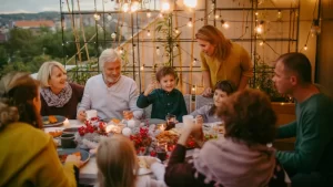Ramazan Bayramında Beslenmeye Dikkat!- ramazan bayramı sofrası ve etrafında aile