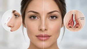 rhinoplasty vs septoplasty